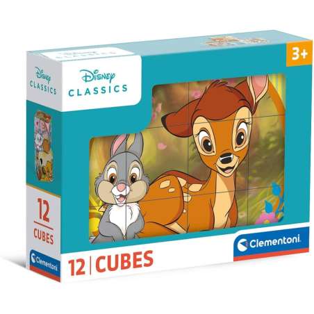 disney classic rompecabezas 12 cubos (clementoni - 41196)