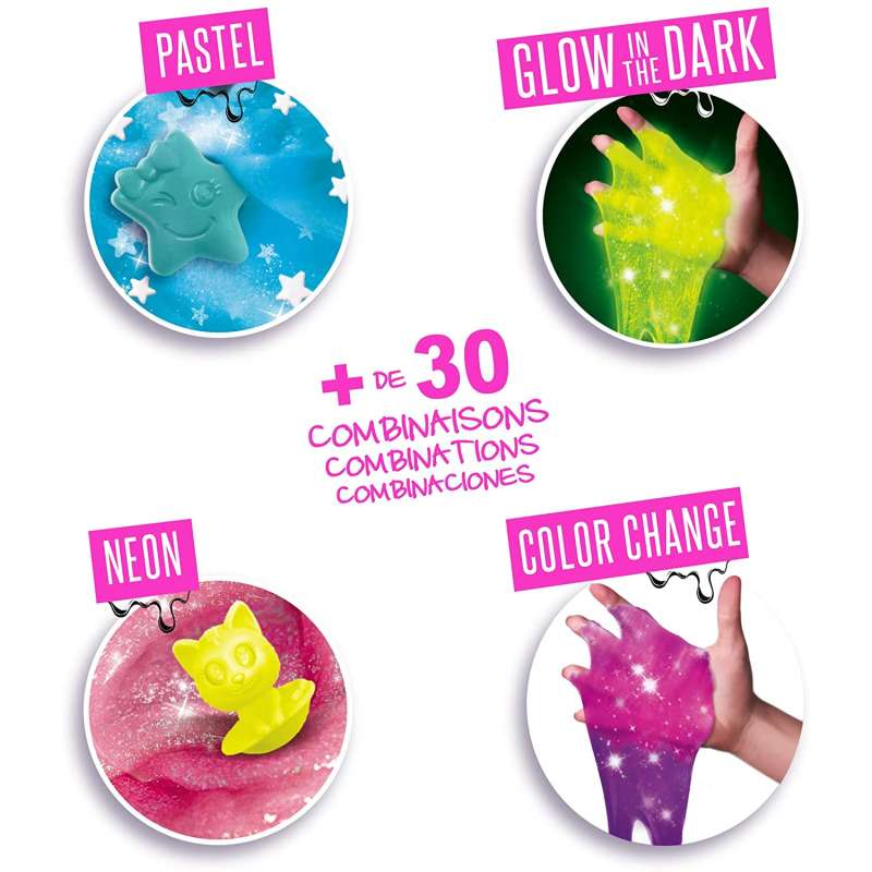 slime mini maletin glow in  the dark ( canal toys- ssc049)
