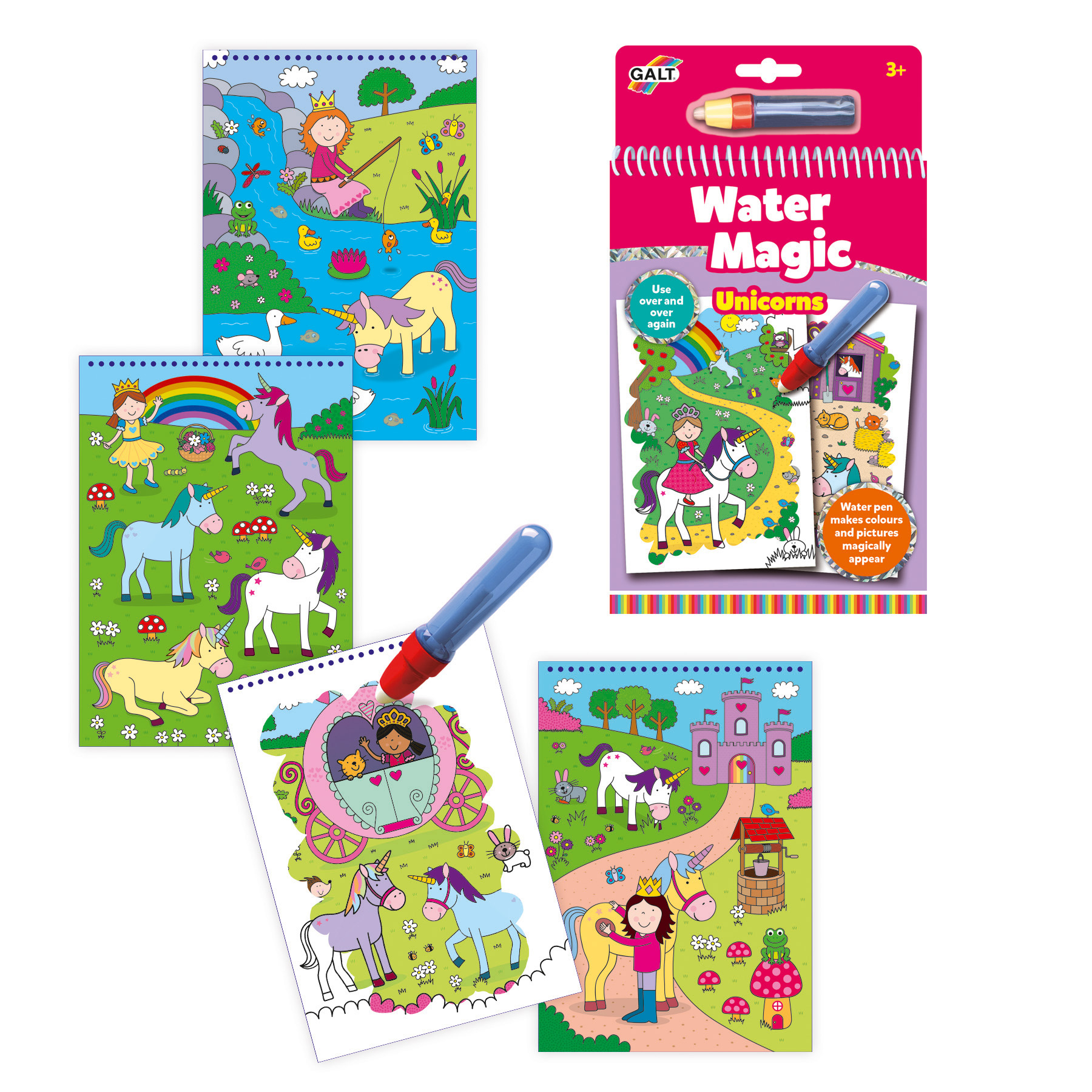 water magic unicornios (diset - 1005152)