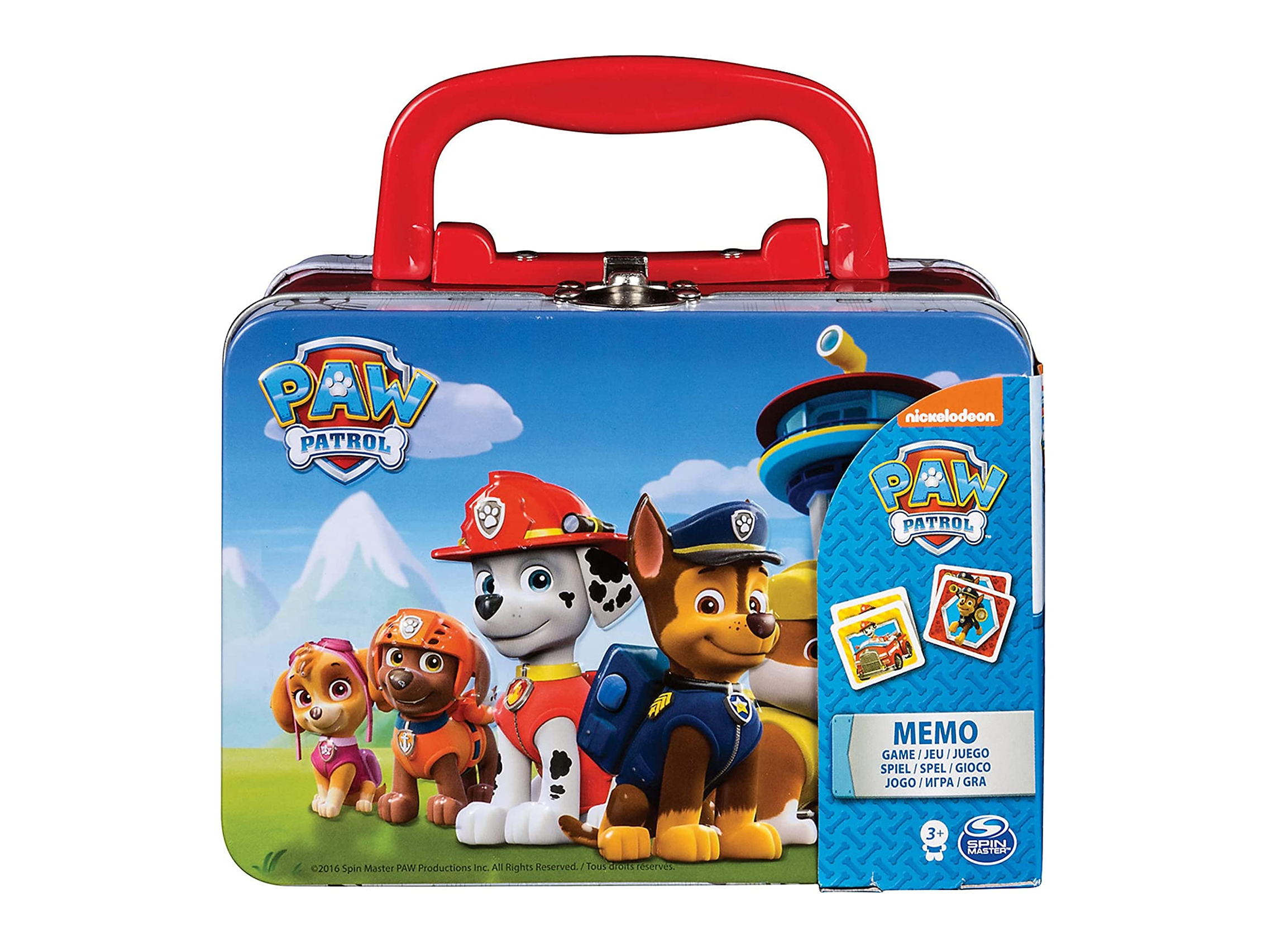 paw patrol memo maletin metal (spin master - 6066827)