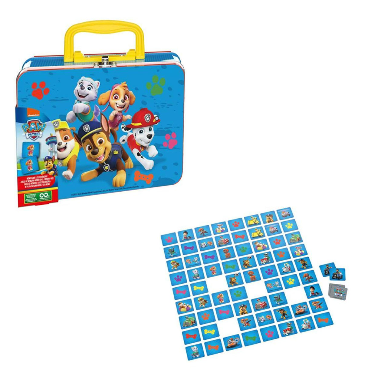 paw patrol memo maletin metal (spin master - 6066827)