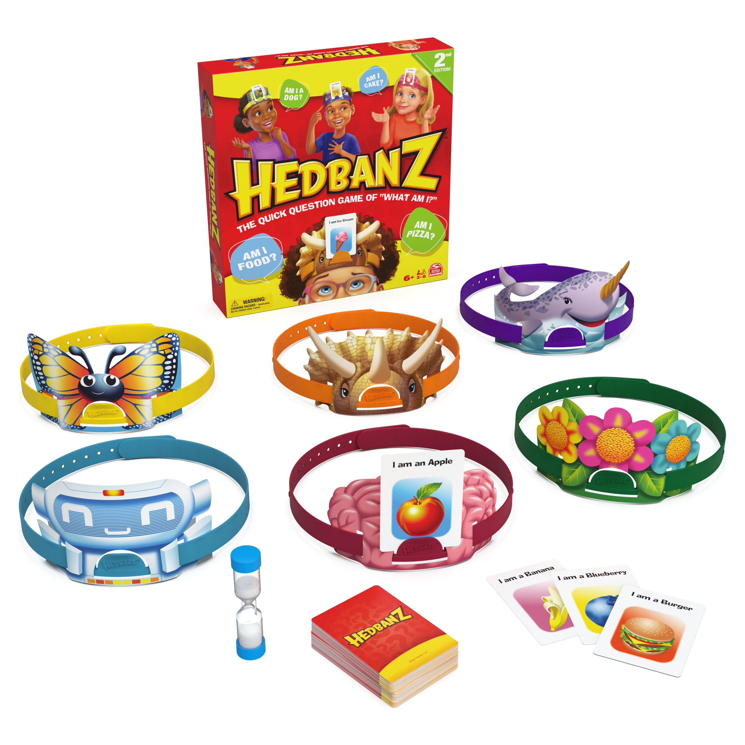 hedbanz family juego de mesa ( spin master - 6070481 )