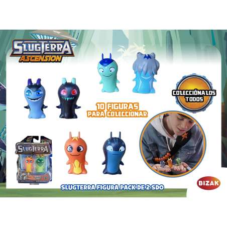 slugterra figura pack de 2 surtidos ( bizak - 64410003 )