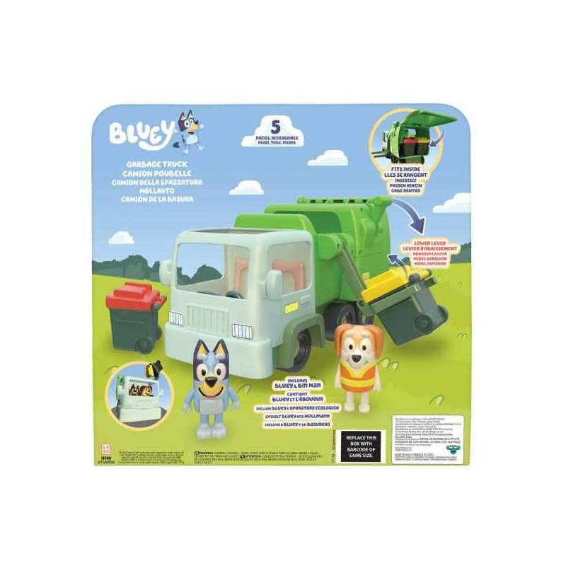 moose bluey camion de la basura (moose toys - 17170) moose bluey camion de la basura (moose toys - 17170)