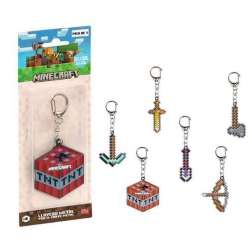 minecraft llavero metal pack 1 en blister (bizak - 64110007)