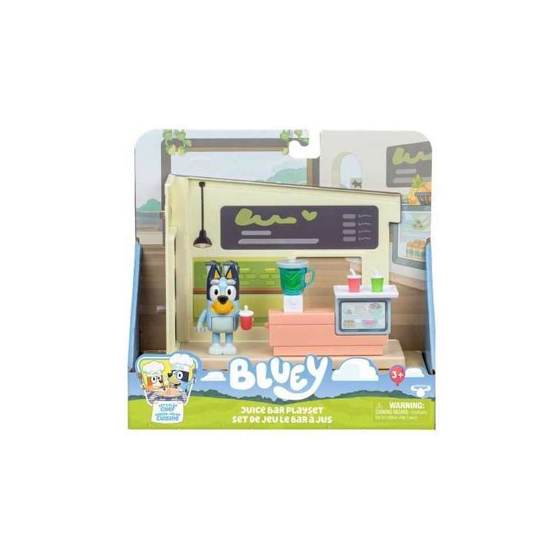 moose bluey mini playset con figura puesto de zumo (moose toys - 18920)