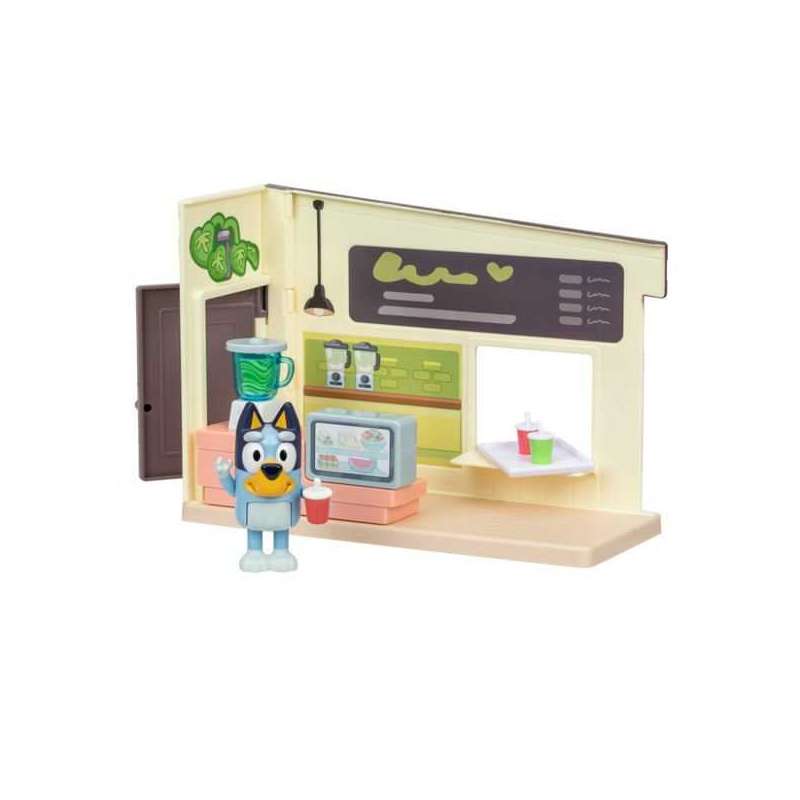 moose bluey mini playset con figura puesto de zumo (moose toys - 18920)