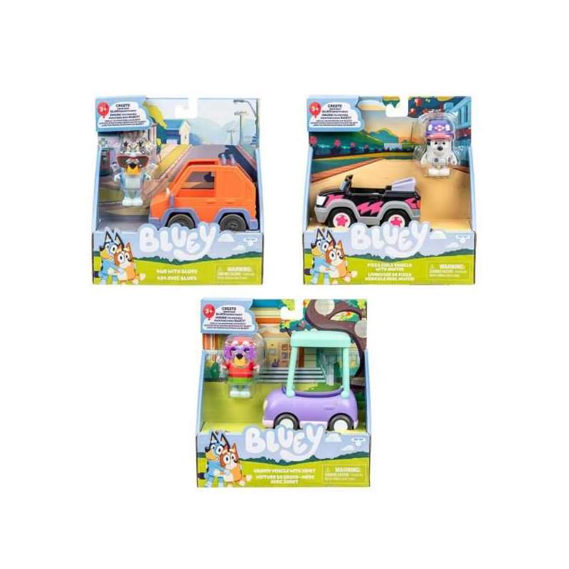 moose bluey vehiculo basico + figura surtidos (moose - toys - 18923) moose bluey vehiculo basico + figura surtidos (moose - toys - 18923)