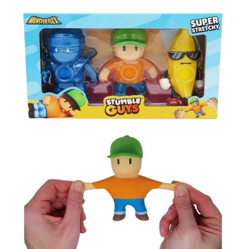 monster flex stumble guys pack de 3 (bizak - 64390005) monster flex stumble guys pack de 3 (bizak - 64390005)