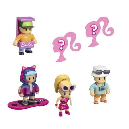 stumble guys barbie pack deluxe 6 figuras (bizak - 64110021)