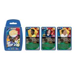 futbol mundial top 200 set trading cards azul pack 2 (bizak - 64570001)