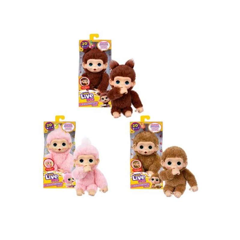 moose little live pets my baby monkey minis (moose toys - 26729) moose little live pets my baby monkey minis (moose toys - 26729)