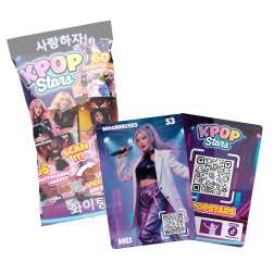 k-pop stars sobre 6 photocards interactivas (bizak - 64620001)
