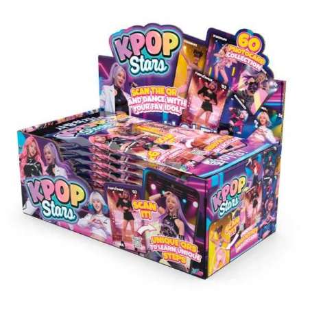 k-pop stars sobre 6 photocards interactivas (bizak - 64620001)