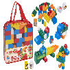 bolsa bloques construccion 32 piezas surtidos (globo - 05582)