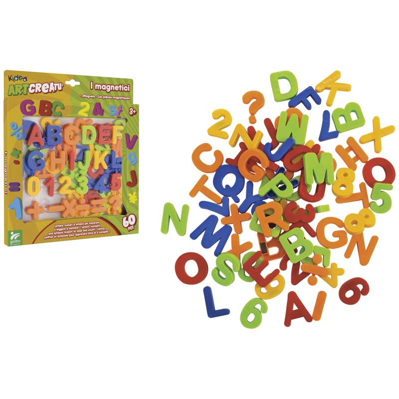 juego cifras magneticas 60 piezas (globo - 37564)