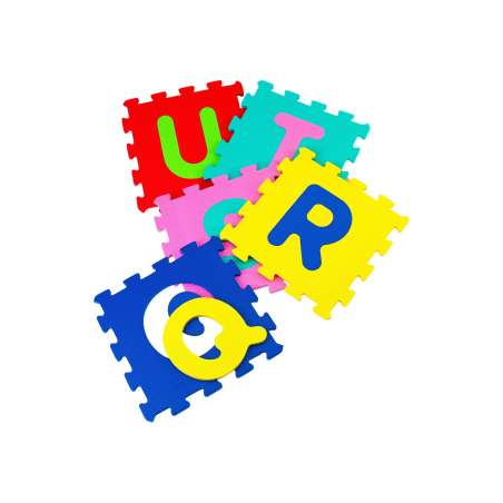 puzzle eva 5 piezas letters (globo 05048)