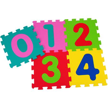 puzzle eva 5 piezas numbers (globo 05065)