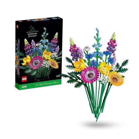 lego icons ramo de flores silvestres (lego - 10313)