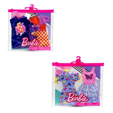 barbie pack 2 look de modas surtido (mattel - gwf04)