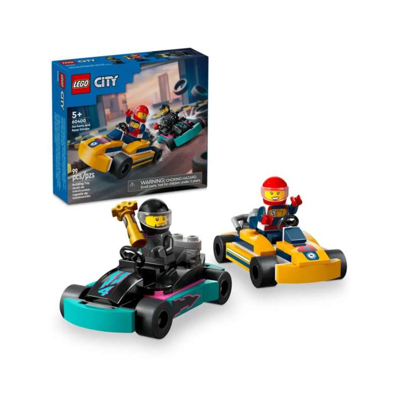 lego city karts y pilotos de carreras (lego - 60400) lego city karts y pilotos de carreras (lego - 60400)