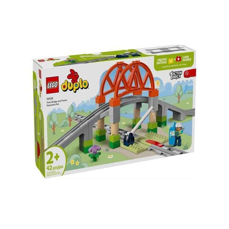 lego duplo set expansion: puente y vias ferroviarias (lego - 10426) lego duplo set expansion: puente y vias ferroviarias (lego - 10426)