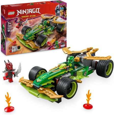 lego ninjago coche de carreras con motor de lloyd ( 71828)
