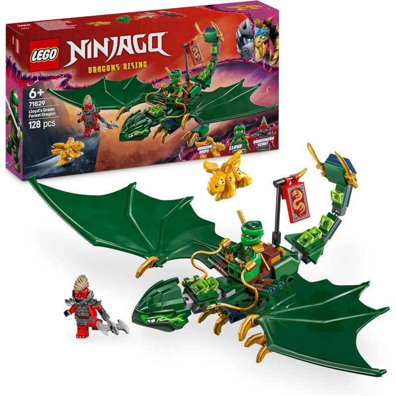 lego ninjago dragon verde del bosque de lloyd (lego - 71829) lego ninjago dragon verde del bosque de lloyd (lego - 71829)