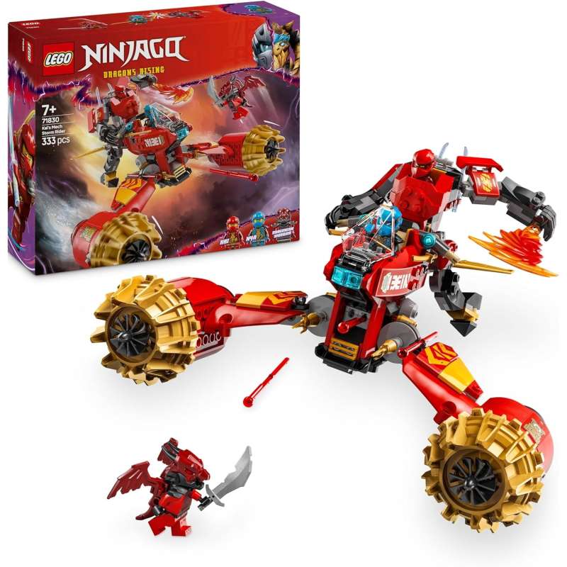 lego ninjago moto-meca de tormenta de kai (lego - 71830)