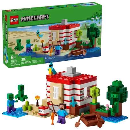 lego minecraft la casa-dinamita de la selva (lego - 21275)