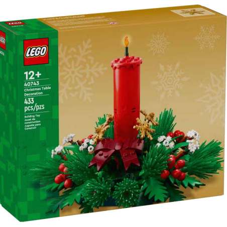 lego centro de mesa navideÑo (lego - 40743)