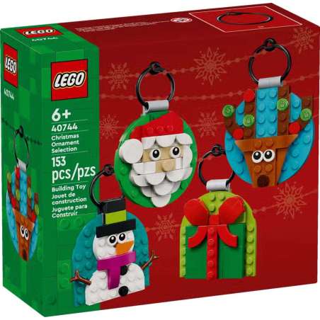 lego seleccion de adornos navideÑos (lego - 40744)