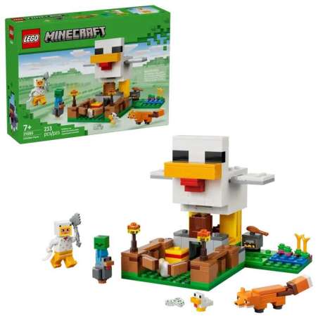 lego minecraft la granja de gallinas (lego - 21585)
