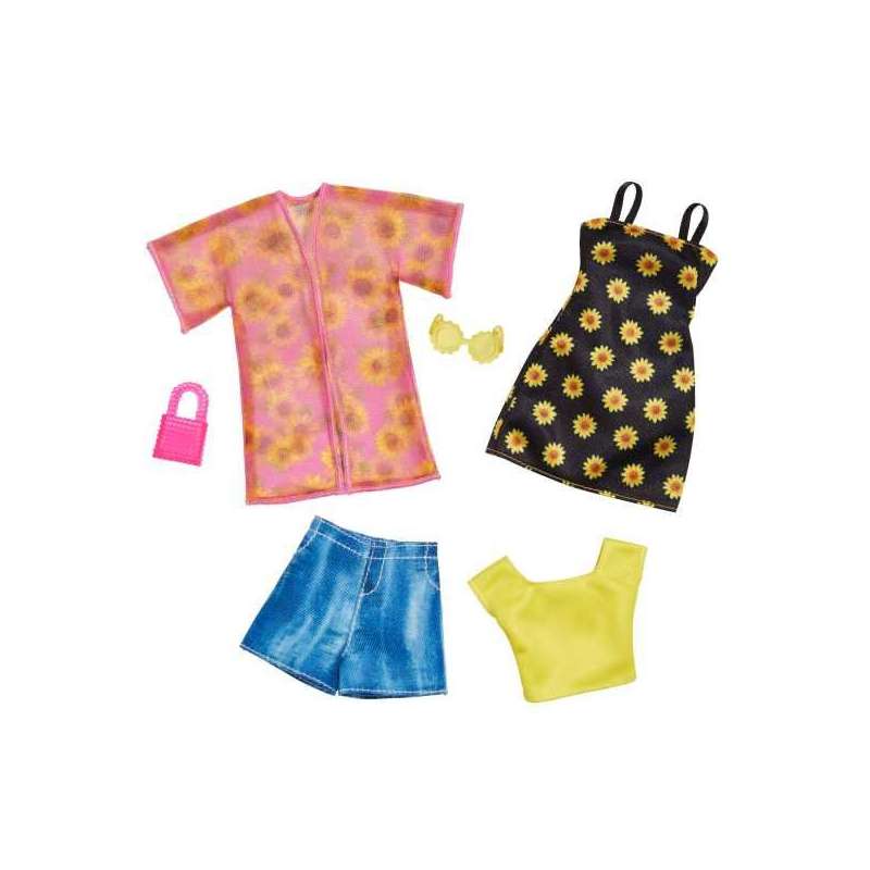 barbie pack 2 look de modas surtido (mattel - gwf04)