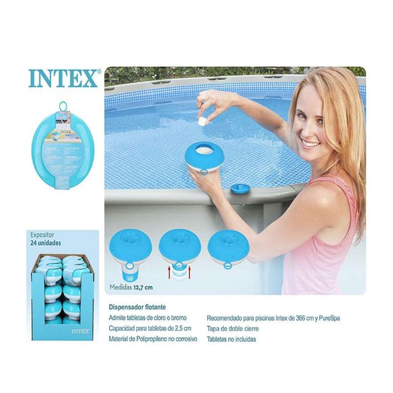 intex dispensador quimico piscina 12,7cm (50973-29040 intex dispensador quimico piscina 12,7cm (50973-29040