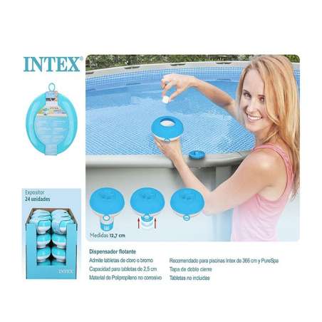 intex dispensador quimico piscina 12,7cm (50973-29040