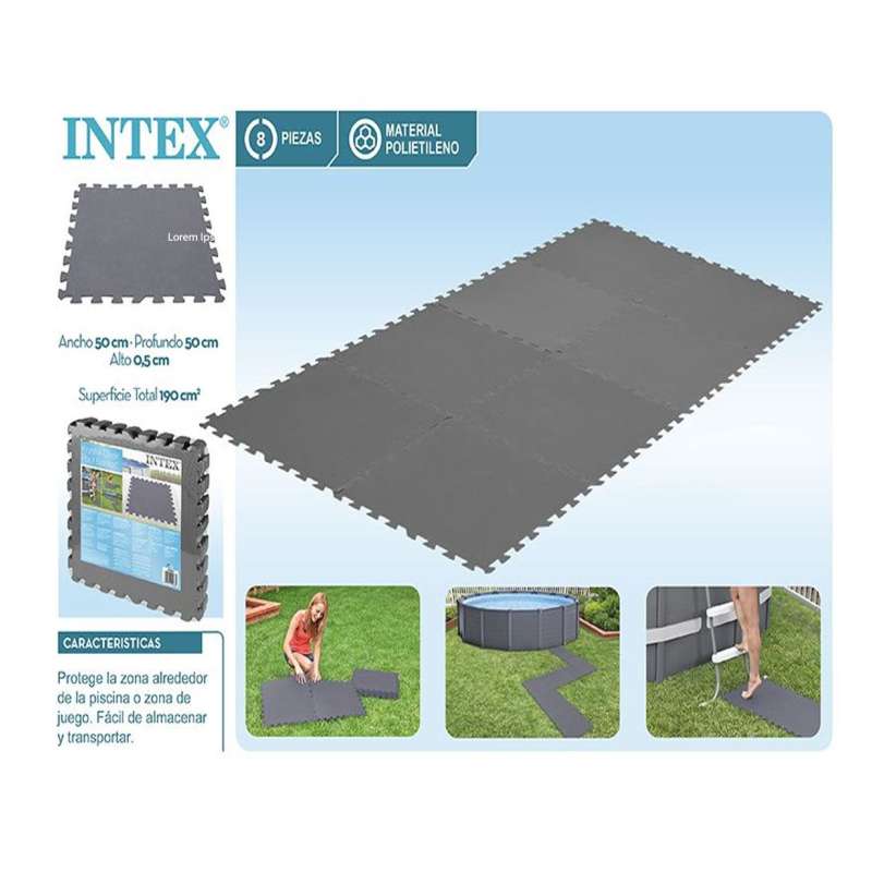 intex protector suelo eva 100x200x0,5 cm (intex - 50981-29084) intex protector suelo eva 100x200x0,5 cm (intex - 50981-29084)