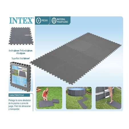 intex protector suelo eva 100x200x0,5 cm (intex - 50981-29084)