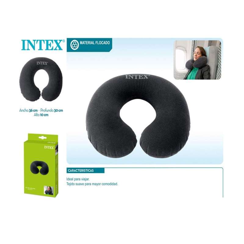intex almohada de viaje 36x30x10cm (68675)