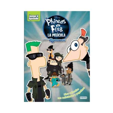 libro disney phineas y ferb (optima ventas - 9788444147918    )