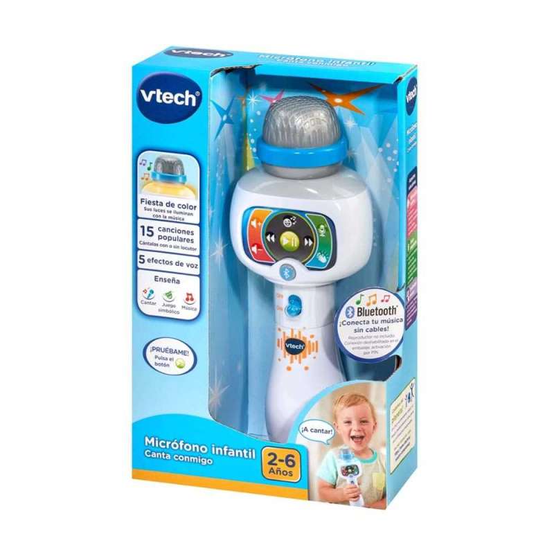 vtech microfono infantil canta conmigo (vtech - 551067)
