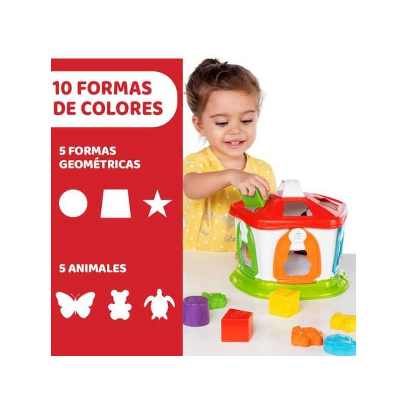 chicco 2 en 1 casita de los animales (artsana - 9610)