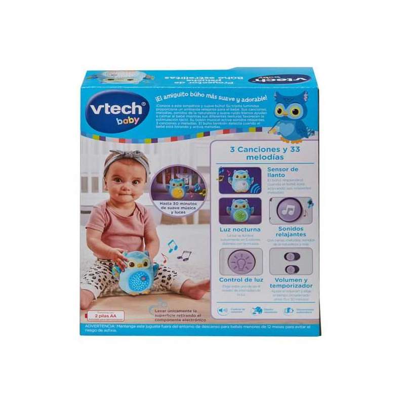 vtech proyector de peluche buho (vtech - co42713)