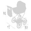 cityx coche muÑecas plegable 48 cm (decuevas toys - 80078 ) cityx coche muÑecas plegable 48 cm (decuevas toys - 80078 )