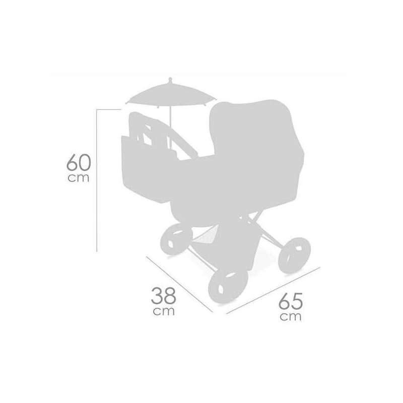 verona coche muÑecas plegable sombrilla (decuevas toys - 85078) verona coche muÑecas plegable sombrilla (decuevas toys - 85078)