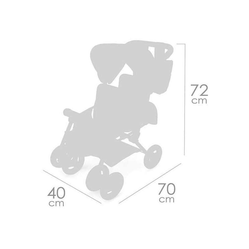 verona silla gemelar plegable 52 cm (decuevas toys - 90378) verona silla gemelar plegable 52 cm (decuevas toys - 90378)