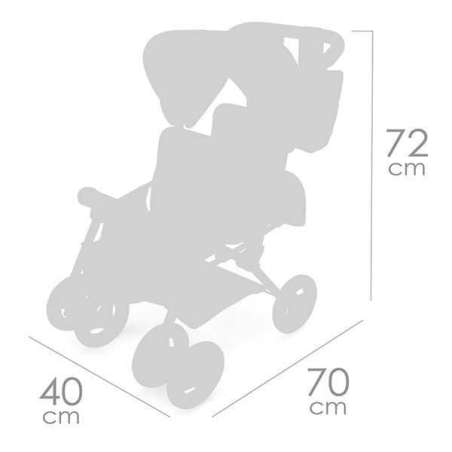 verona silla gemelar plegable 52 cm (decuevas toys - 90378)