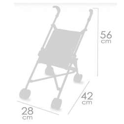 coco silla muÑecas plegable 48 cm (decuevas toys - 90080)