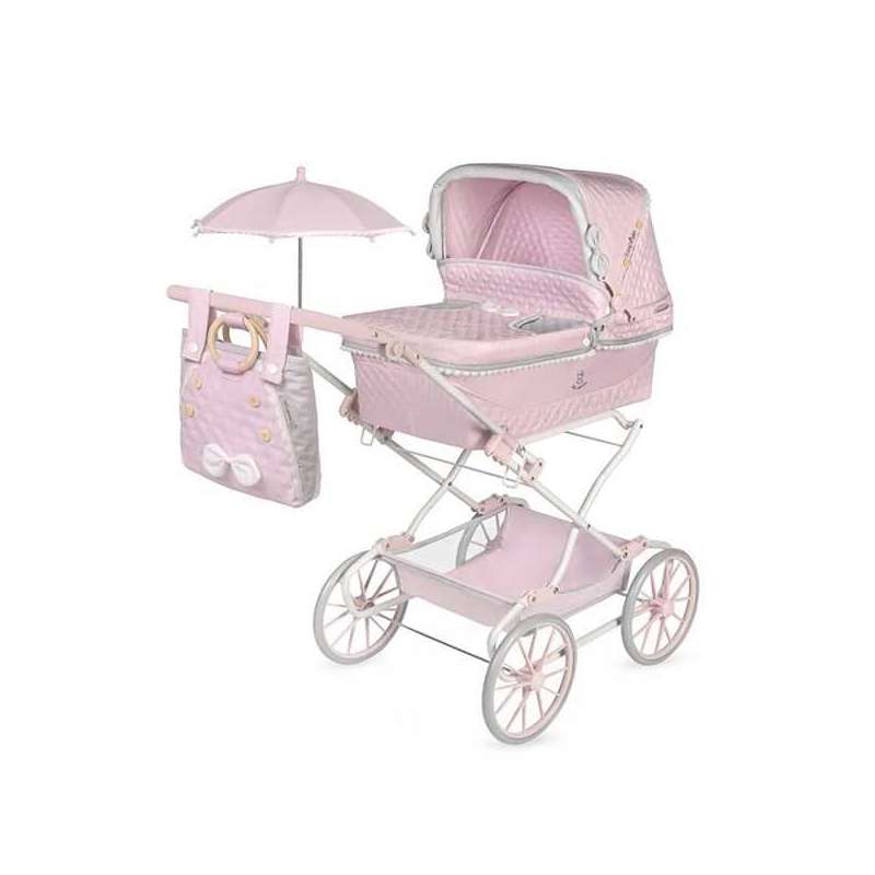 sophie coche reborn plegable sombrilla y bolso 55 cm (decuevas toys - 82075) sophie coche reborn plegable sombrilla y bolso 55 cm (decuevas toys - 82075)