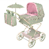 botanic coche reborn plegable con sombrilla y bolso (decuevas toys - 82068)
